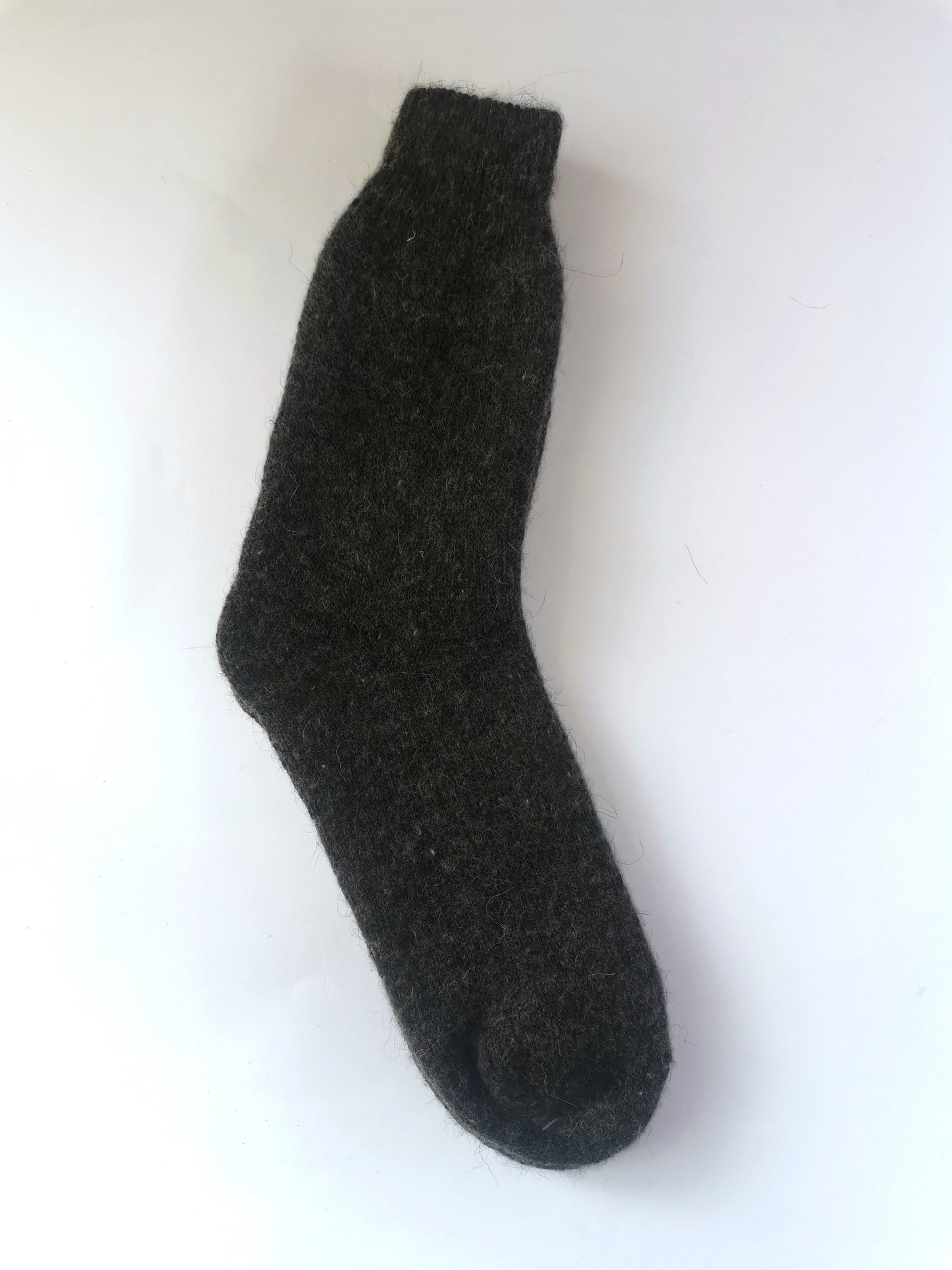 Heather Brown Wool Socks