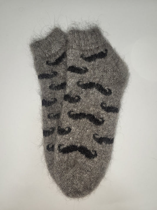 Whimsy Wool Footies, Grey