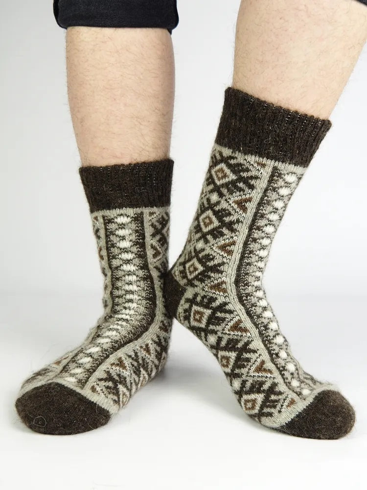 Diamond Wool Socks