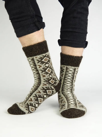 Diamond Wool Socks