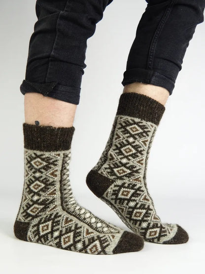 Diamond Wool Socks