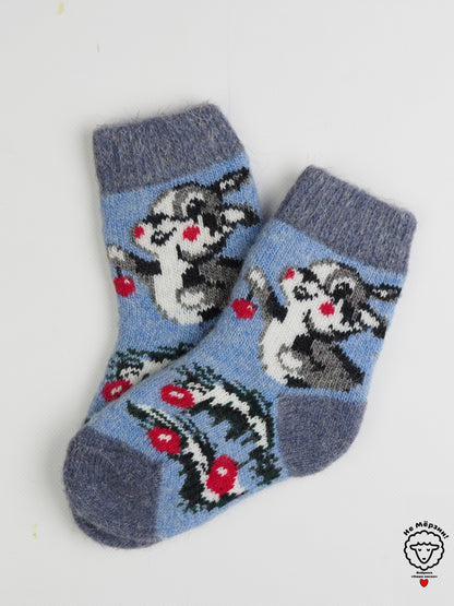 Bunny Kids' Wool Socks