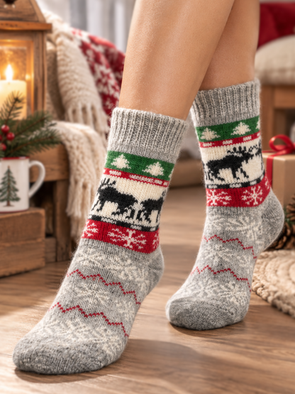 Moose Wool Socks, Grey