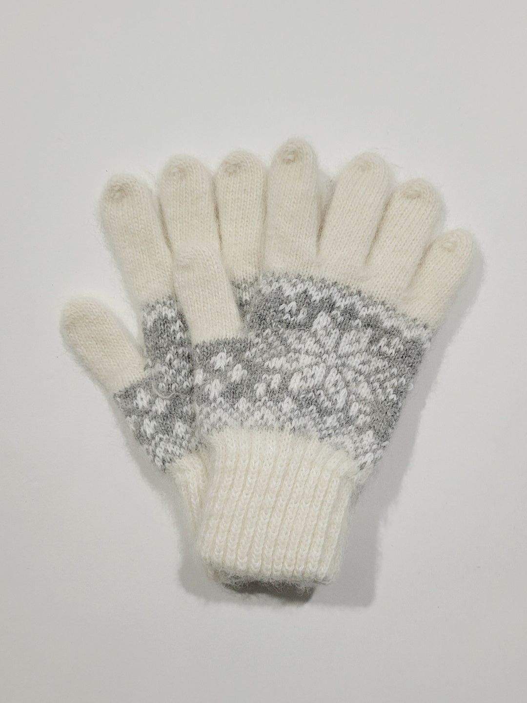 Assorted White Wool Gloves