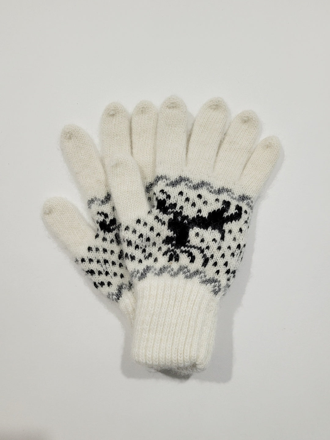 Assorted White Wool Gloves