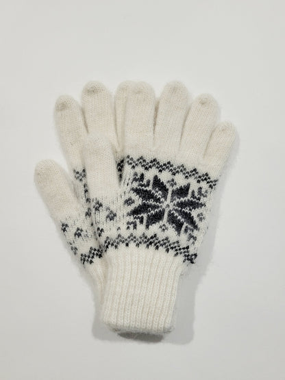 Assorted White Wool Gloves