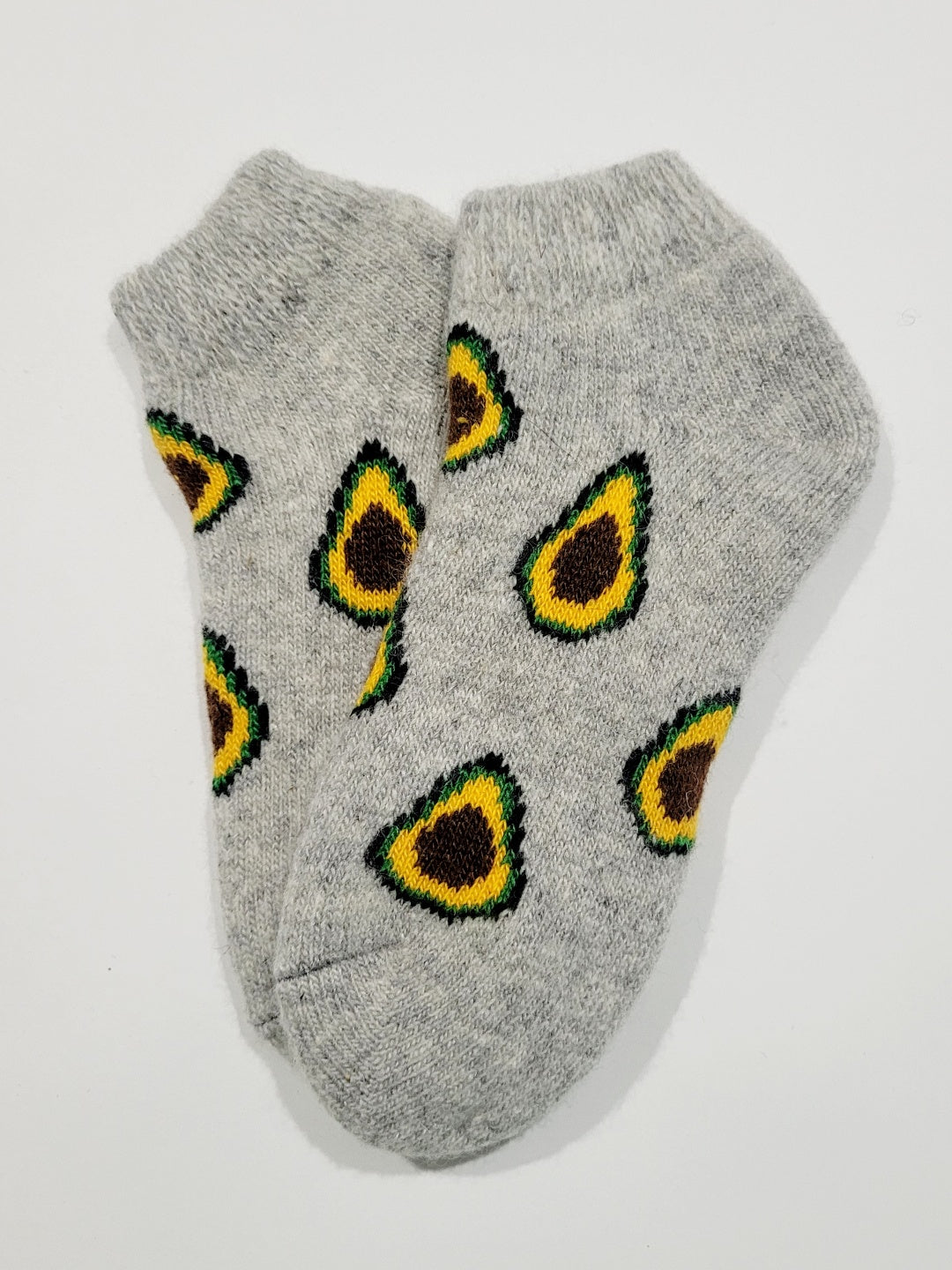Avocado Wool Footies, Grey