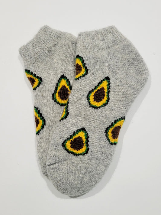 Avocado Wool Footies, Grey