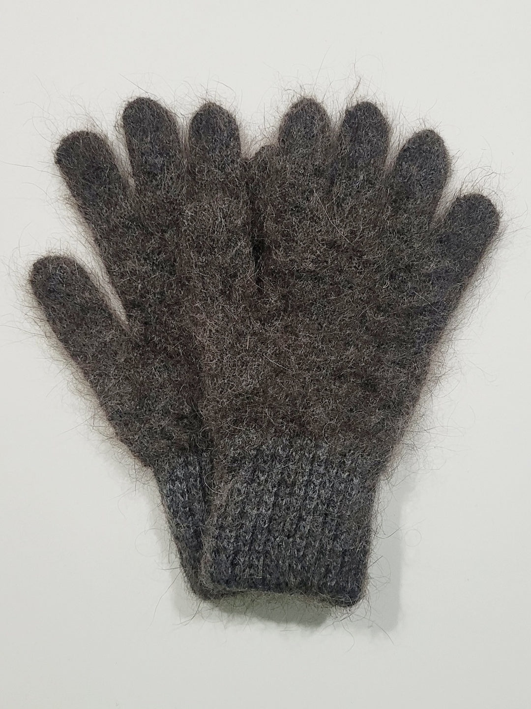 Goat Wool Gloves, Dark Grey