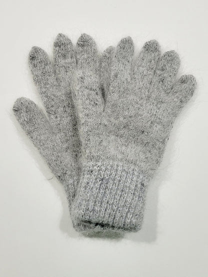 Grey Goat Wool Gloves