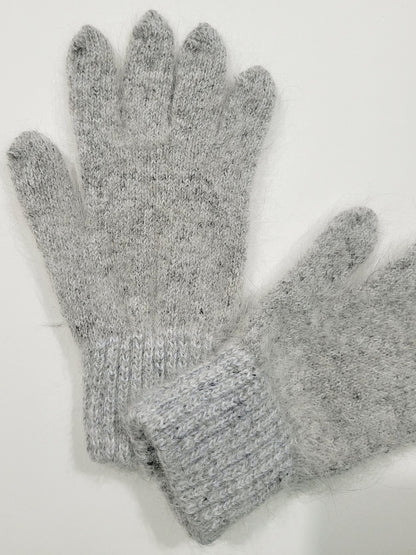 Grey Goat Wool Gloves