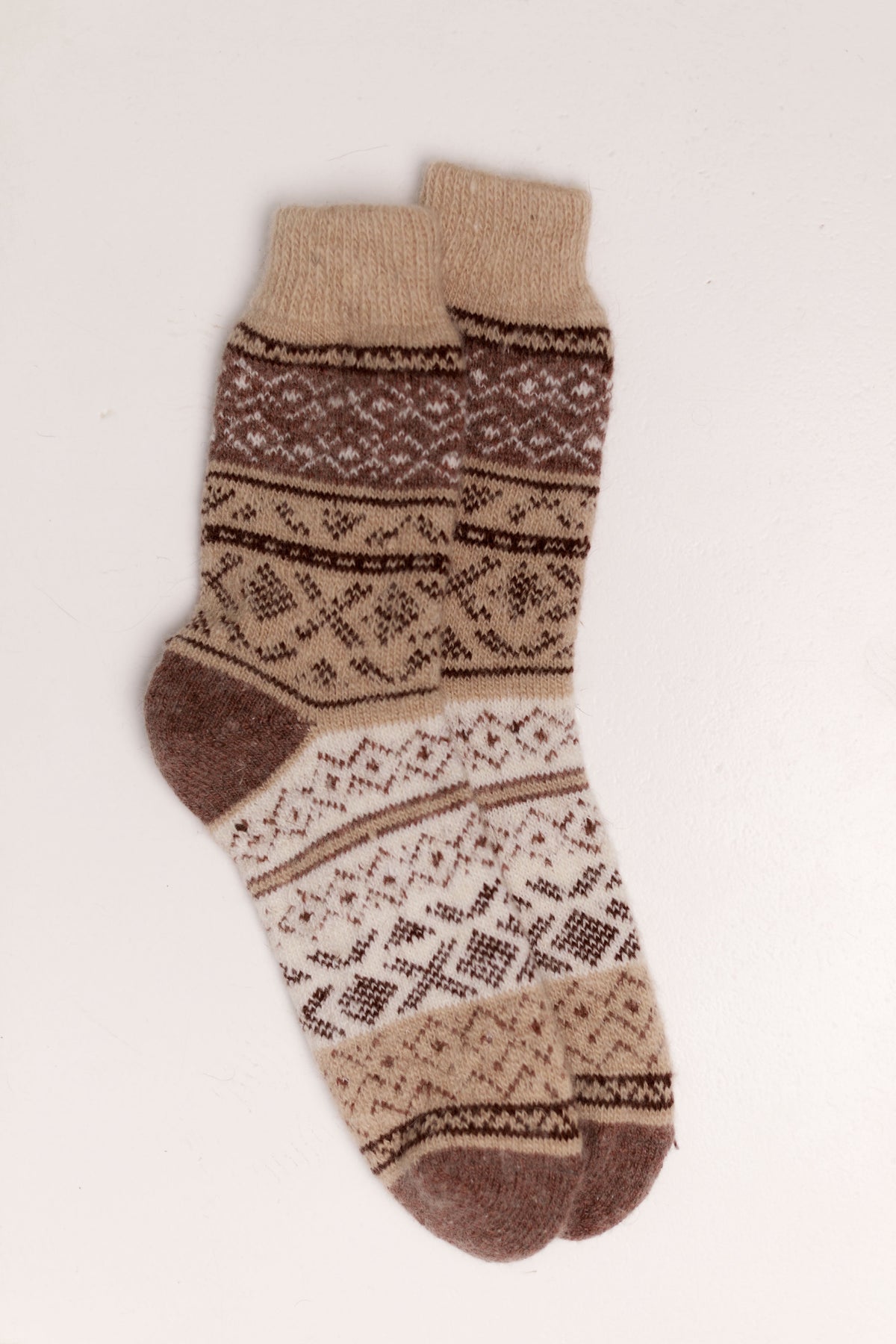 Viking Wool Socks, Brown
