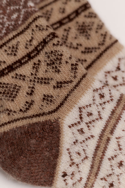 Viking Wool Socks, Brown