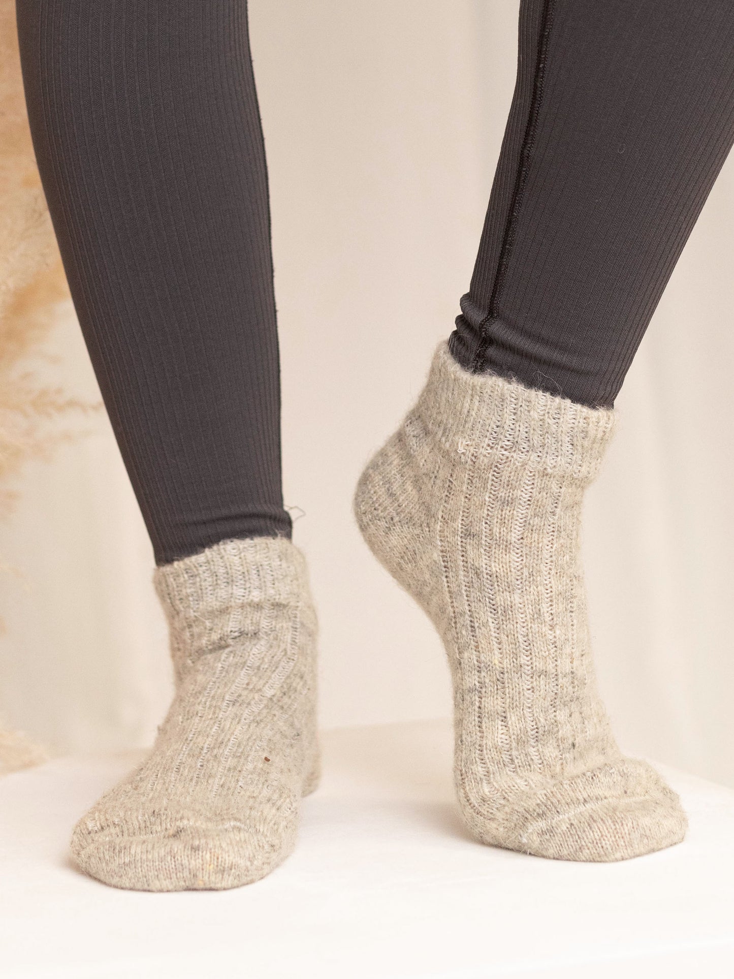 Aurora Wool Footies, Grey