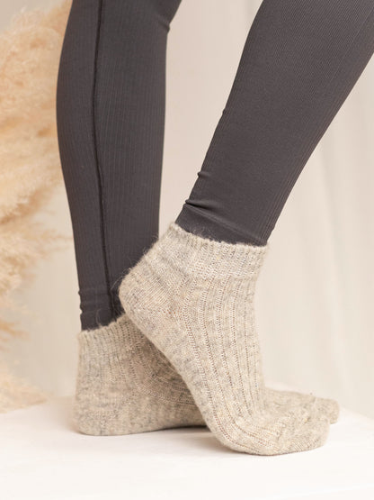 Aurora Wool Footies, Grey