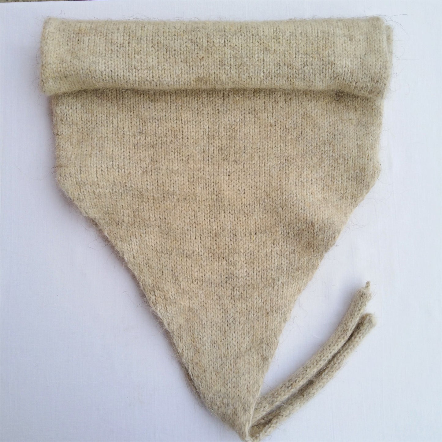 Wool Back Warmer, Beige