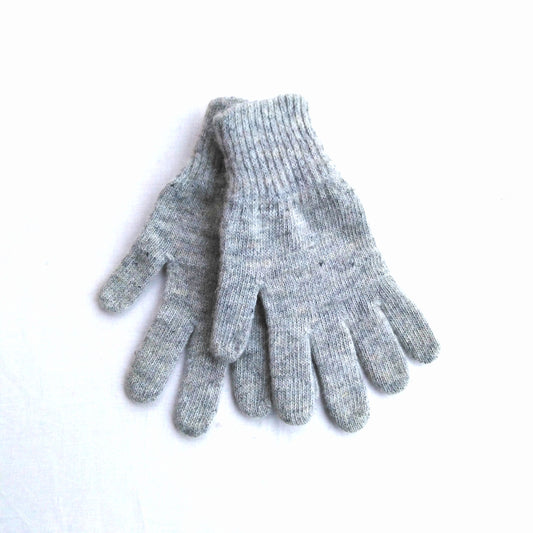 Wool Gloves, Grey