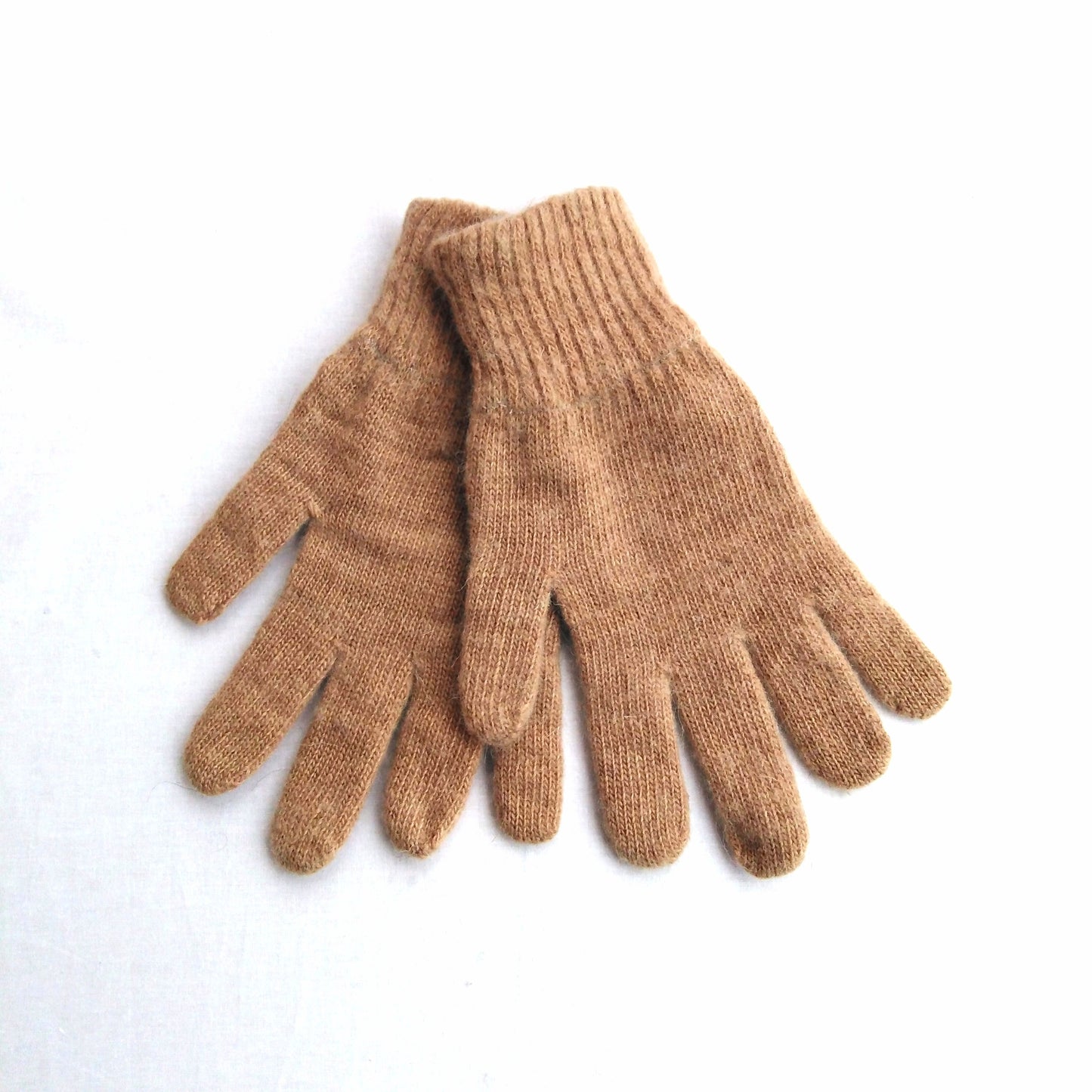 Wool Gloves, Tan