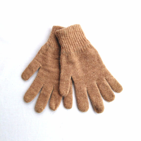 Wool Gloves, Tan
