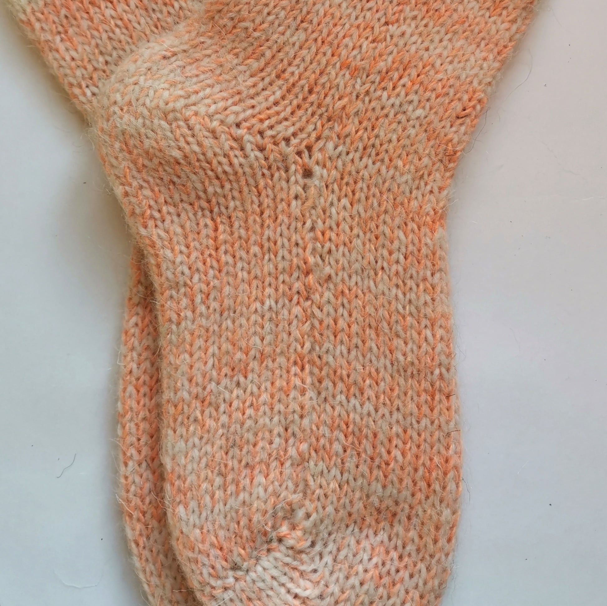 Heather Pink Wool Socks