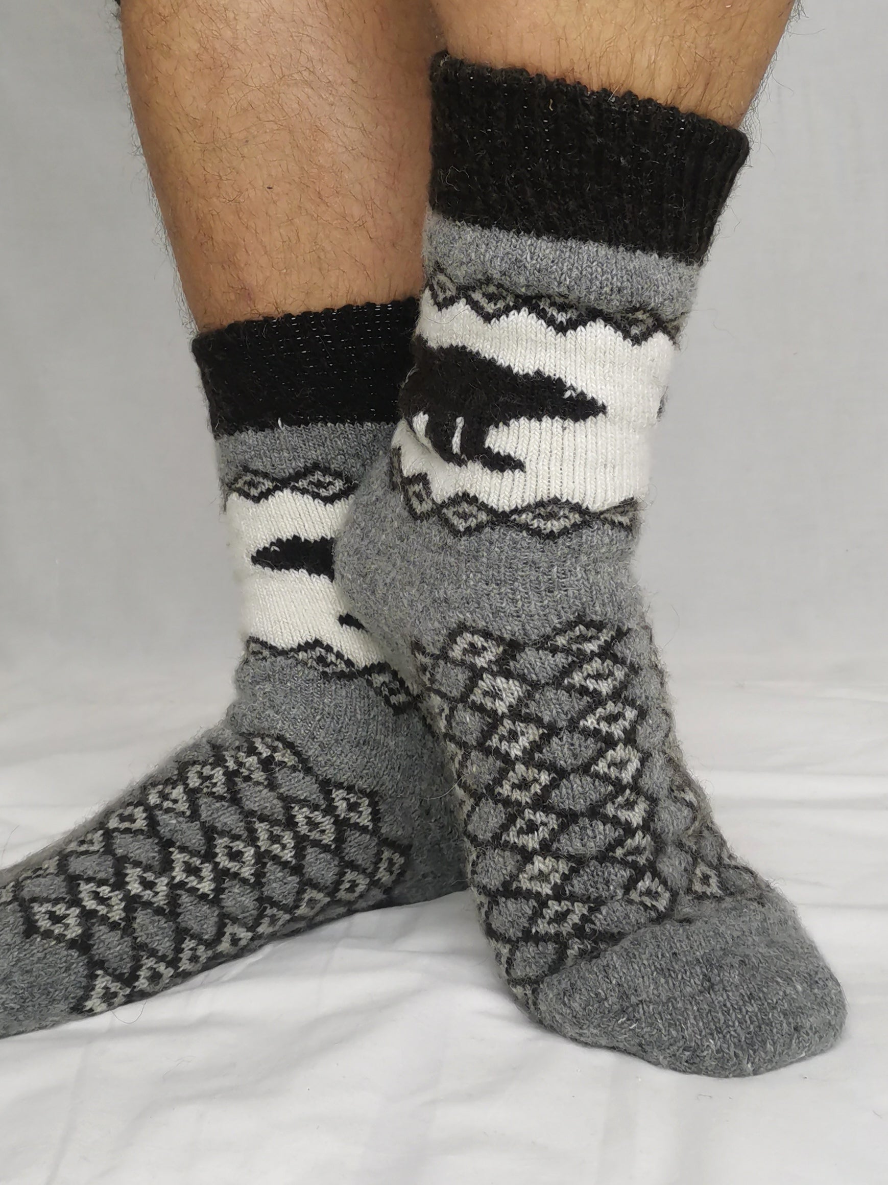 Brown Bear Wool Socks