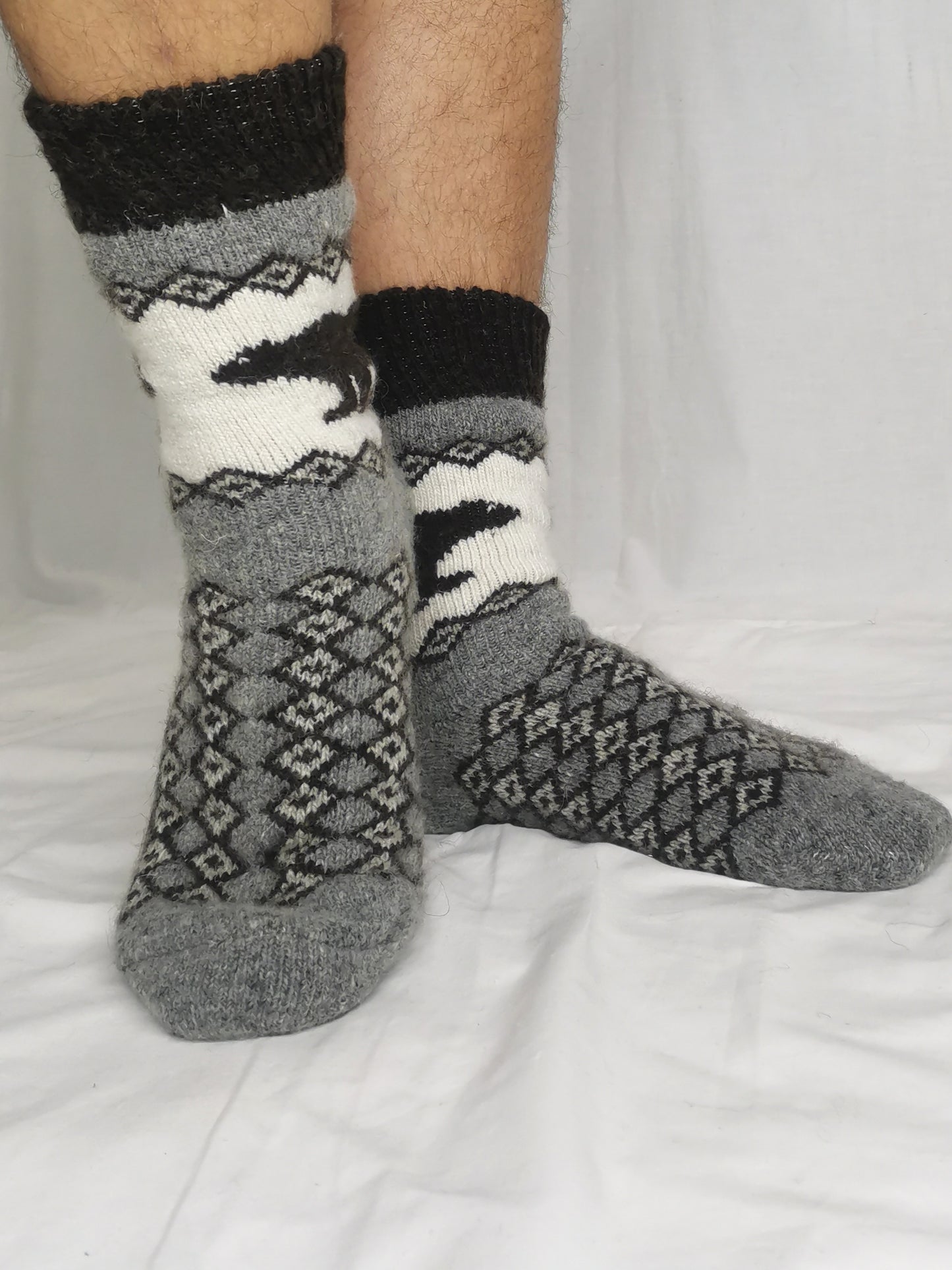 Brown Bear Wool Socks