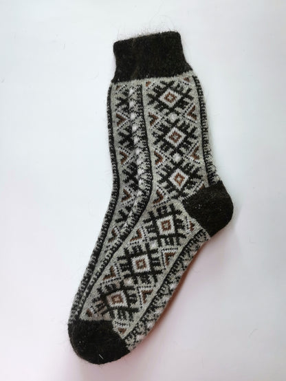 Diamond Wool Socks