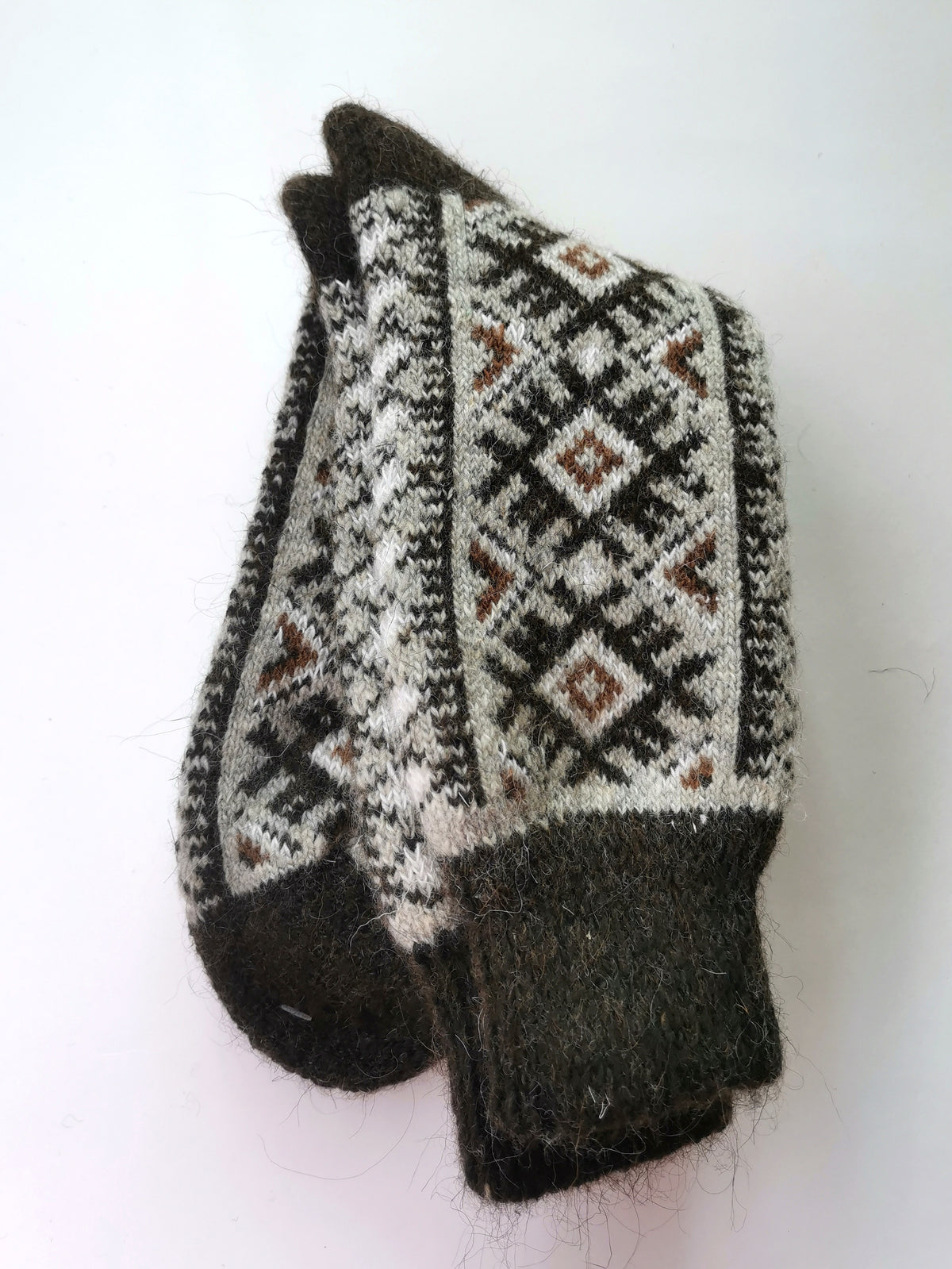 Diamond Wool Socks