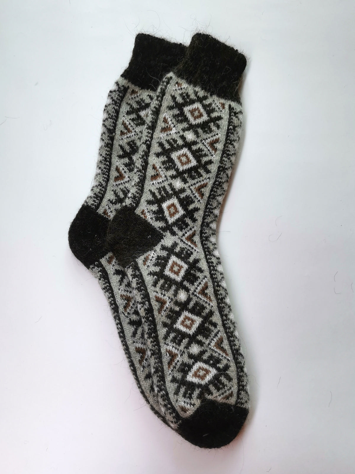 Diamond Wool Socks