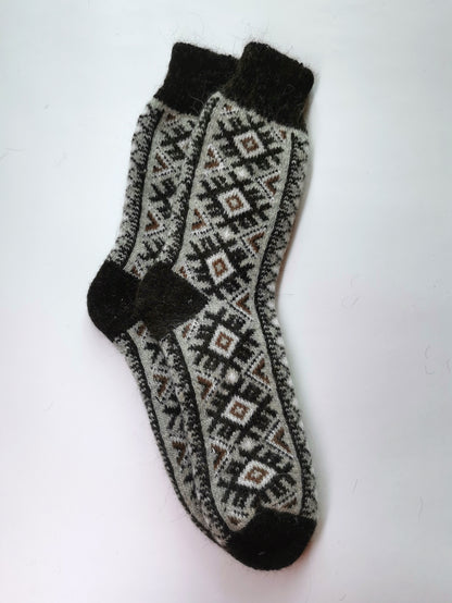 Diamond Wool Socks