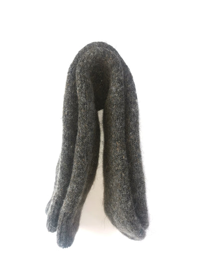 Heather Brown Wool Socks