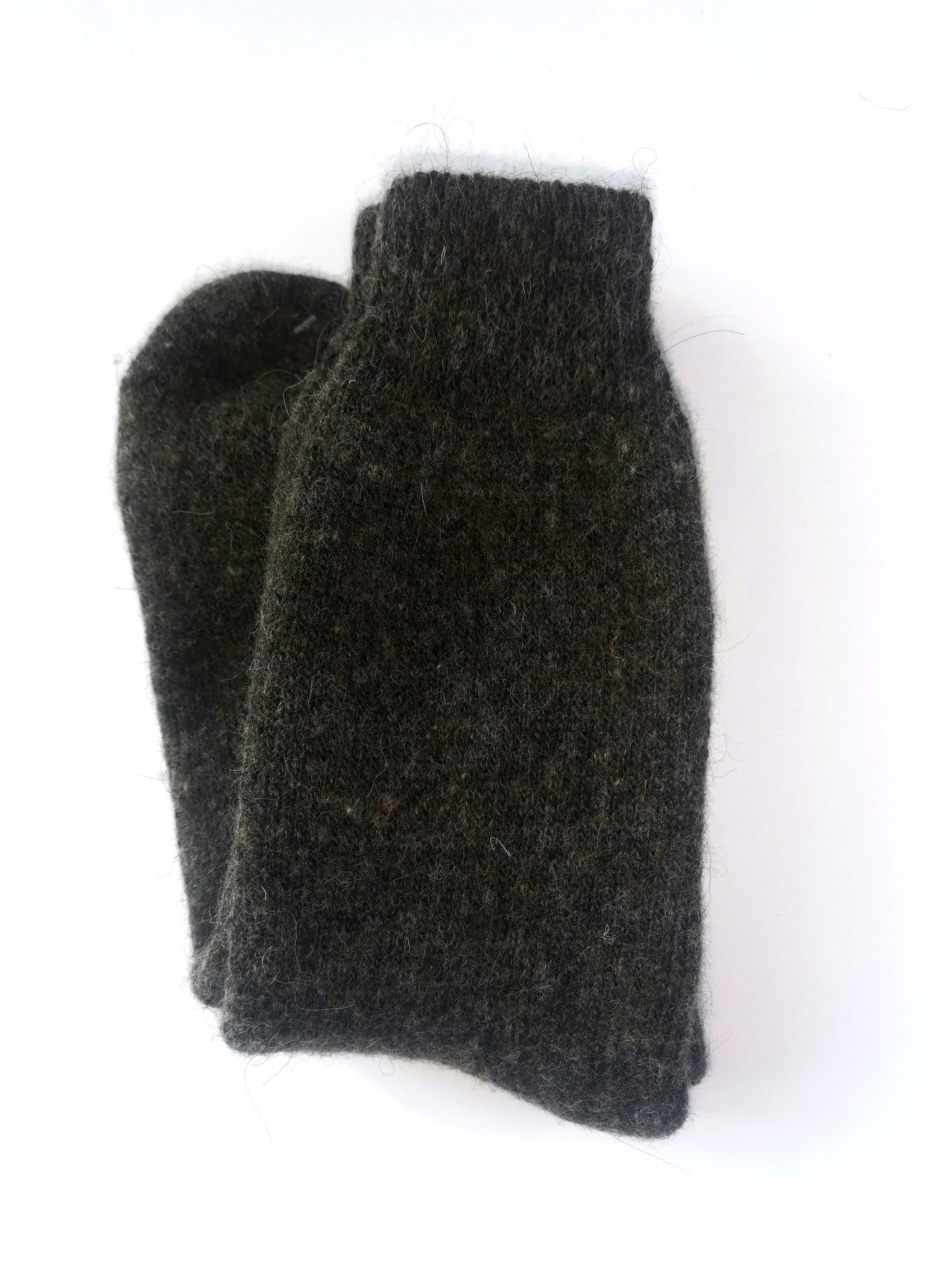 Heather Brown Wool Socks
