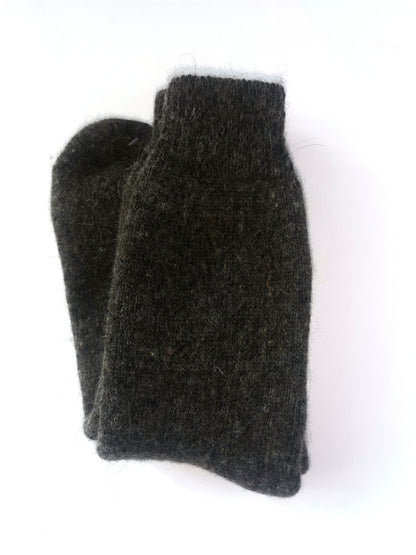 Heather Brown Wool Socks