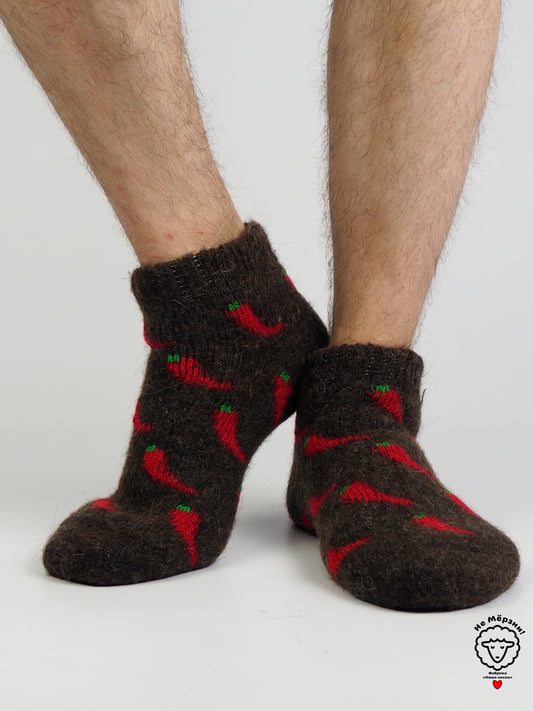 Pepper Wool Footies
