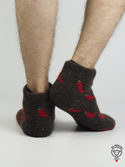 Pepper Wool Footies