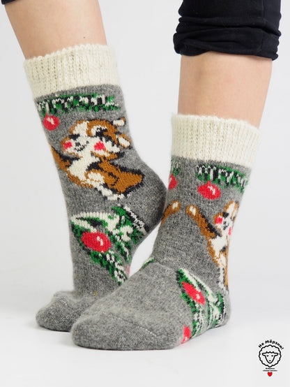 Hare & Rowan Wool Socks