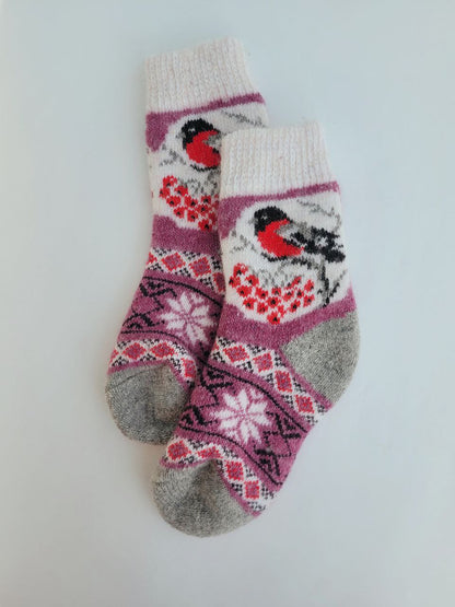 Bullfinch & Rowan Teen Wool Socks