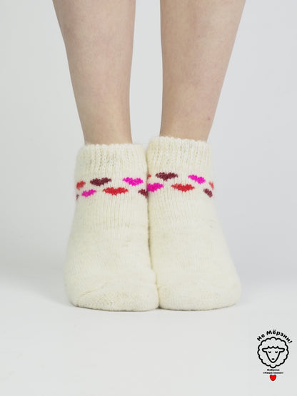 Sweetheart Wool Footies
