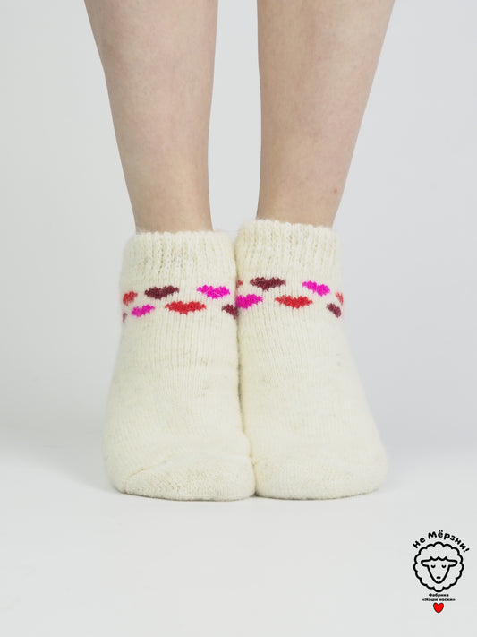 Sweetheart Wool Footies