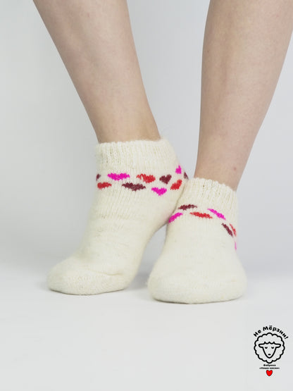 Sweetheart Wool Footies
