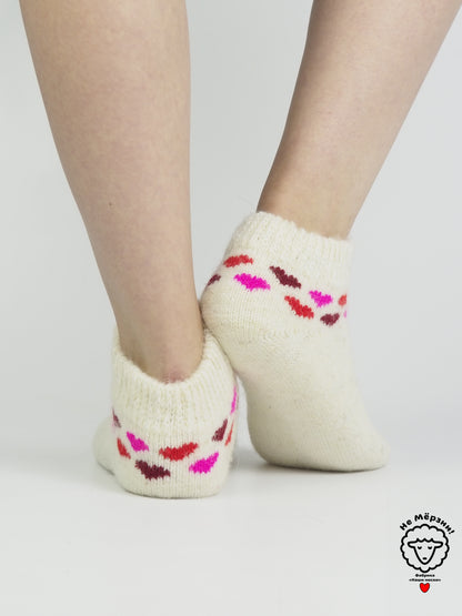 Sweetheart Wool Footies