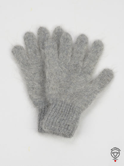 Grey Goat Wool Gloves